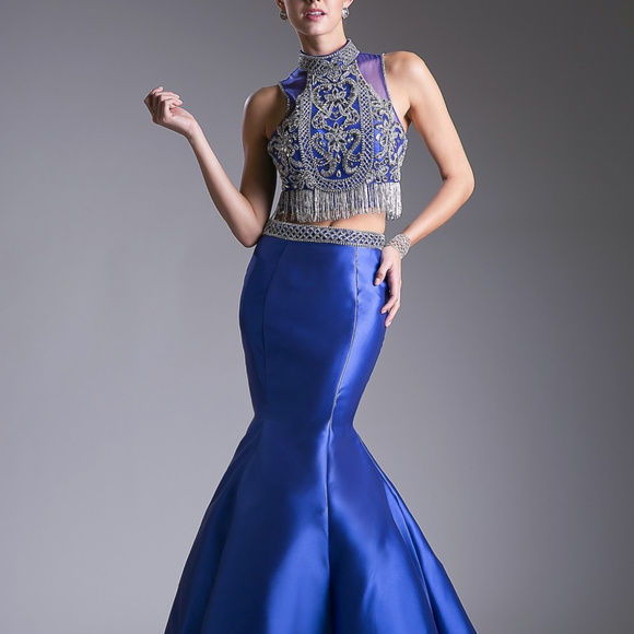 Cinderella Dresses & Skirts - NEW Beaded Bodice 2 Piece Mermaid Dress CD84016